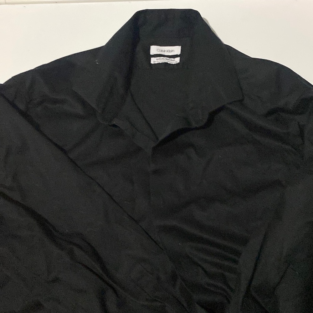Black button up